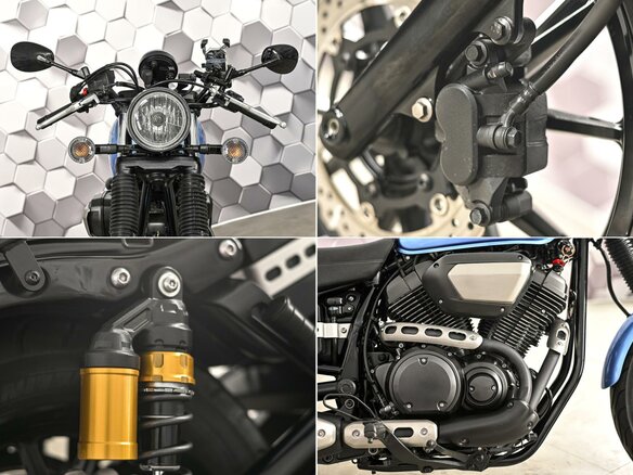2018 Yamaha XV950 Bolt, синий - вид 8