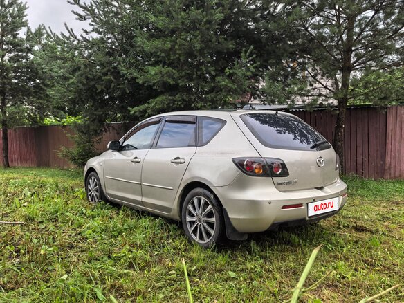 2007 Mazda 3 I (BK) Рестайлинг, бежевый - вид 9