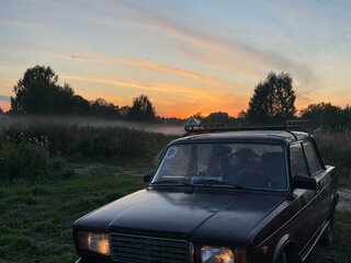 2008 Lada (ВАЗ) 2107, пурпурный, 85000 рублей, вид 1