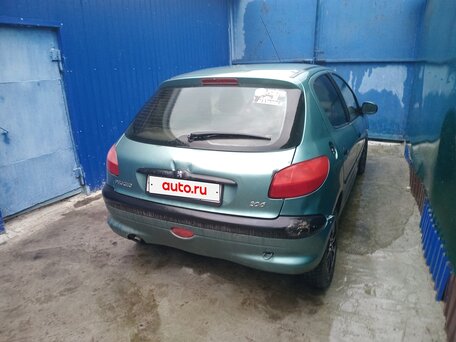 2002 Peugeot 206, серый, 110000 рублей, вид 4