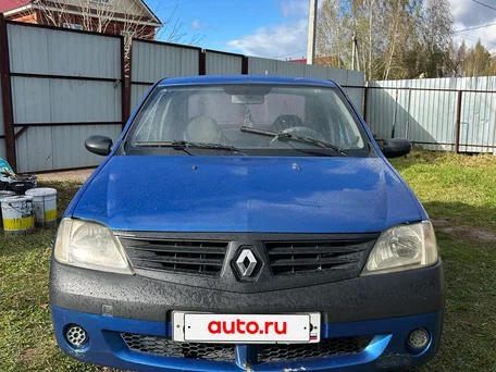 2005 Renault Logan I, синий, 130000 рублей, вид 3