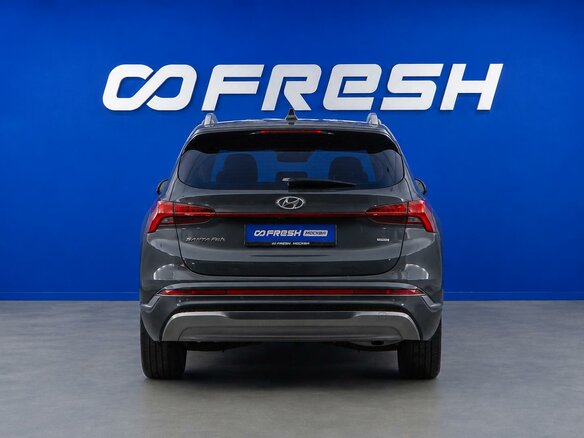 2021 Hyundai Santa Fe IV Рестайлинг, серый, 3850052 рублей - вид 3