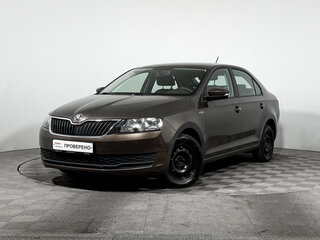 2018 Skoda Rapid I Рестайлинг, коричневый, 1068000 рублей, вид 1