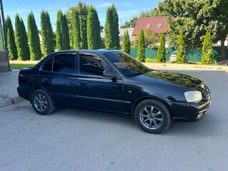 2006 Hyundai Accent ТагАЗ II, чёрный, 295000 рублей, вид 2