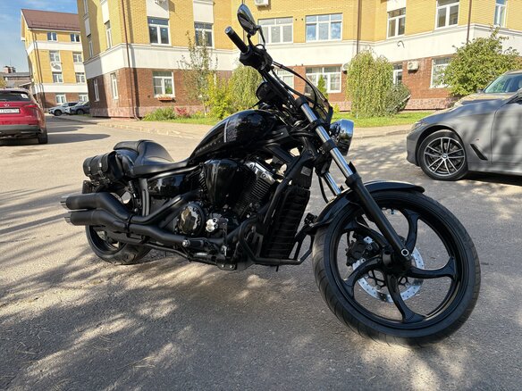 2013 Yamaha XVS1300, чёрный, 1250000 рублей - вид 6