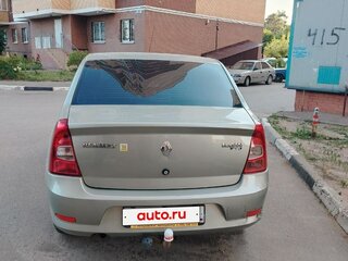 2013 Renault Logan I Рестайлинг, бежевый, 510000 рублей, вид 4