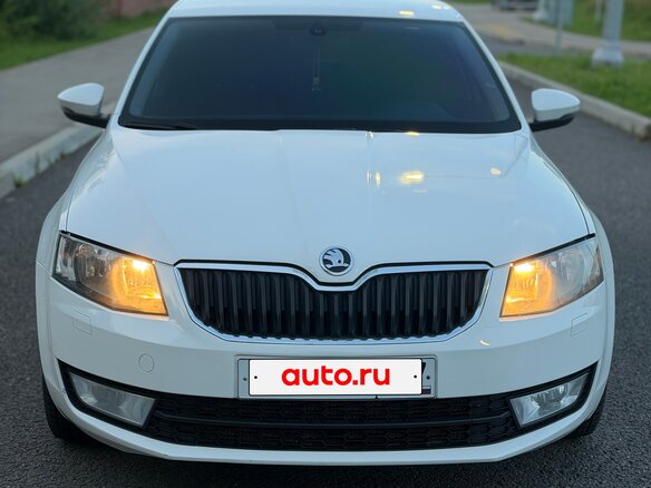 2014 Skoda Octavia III (A7), белый, 1150000 рублей - вид 1