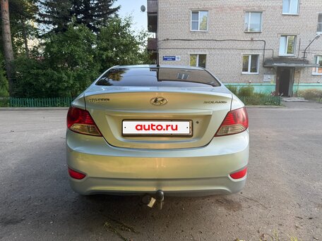2011 Hyundai Solaris I, голубой, 465000 рублей, вид 3