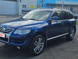 2007 Volkswagen Touareg I Рестайлинг, синий, 1000000 рублей, вид 2