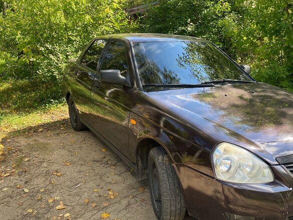 2008 Lada (ВАЗ) Priora I, пурпурный - вид 2