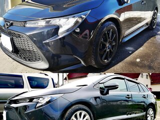 2021 Toyota Corolla XII (E210), чёрный, 1720000 рублей, вид 3