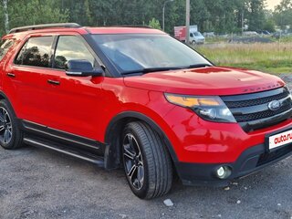 2013 Ford Explorer Sport V, красный, 1600000 рублей, вид 3