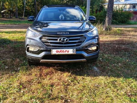 2016 Hyundai Santa Fe III Рестайлинг, синий, 2250000 рублей, вид 5
