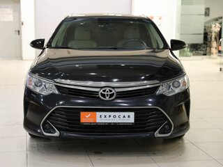 2015 Toyota Camry VII (XV50) Рестайлинг, чёрный, 2450000 рублей, вид 2