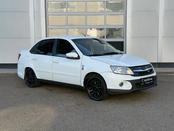 2015 Lada (ВАЗ) Granta Sport I, белый, 431000 рублей - вид 6