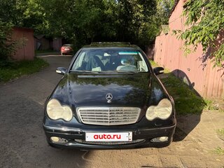 2002 Mercedes-Benz C-Класс 200 II (W203), синий, 599999 рублей, вид 2