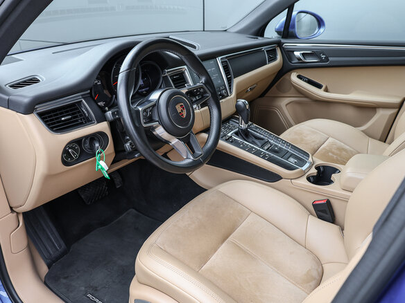 2018 Porsche Macan I Рестайлинг, голубой - вид 16