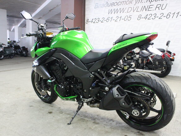 2013 Kawasaki Z 1000, зелёный - вид 7
