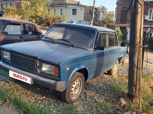 2008 Lada (ВАЗ) 2107, синий, 75000 рублей - вид 1