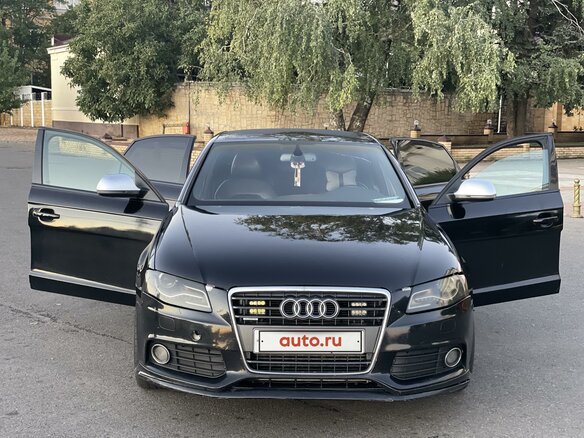 2008 Audi A4 IV (B8), чёрный, 1270000 рублей - вид 1