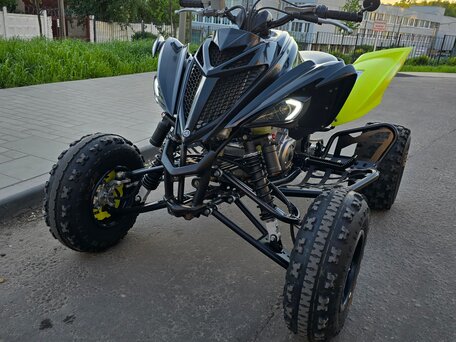 2021 Yamaha Raptor YFM700, зелёный, 1150000 рублей, вид 4