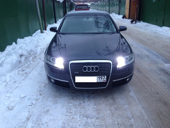 2005 Audi A6 III (C6), чёрный - вид 1