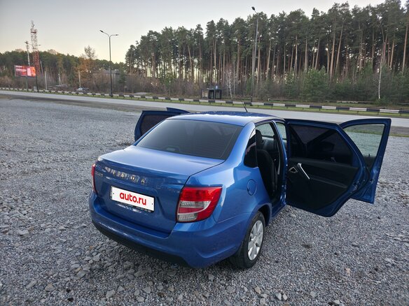 2020 Lada (ВАЗ) Granta I Рестайлинг, синий, 730000 рублей - вид 13