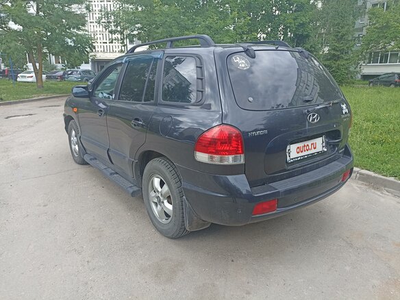 2010 Hyundai Santa Fe Classic Classic, чёрный, 750000 рублей - вид 3