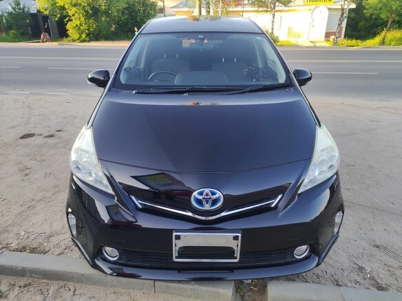 2013 Toyota Prius Alpha I (ZVW40/41), чёрный, 1350000 рублей - вид 8