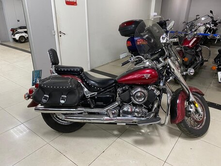 2004 Yamaha XVS650 Drag Star, красный, 500000 рублей, вид 2