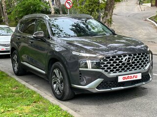 2021 Hyundai Santa Fe IV Рестайлинг, коричневый, 3050000 рублей, вид 4
