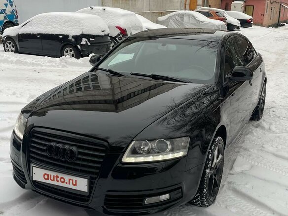 2010 Audi A6 III (C6) Рестайлинг, чёрный, 1150000 рублей - вид 2