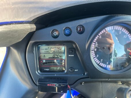 2005 Honda CBR 1100 XX, синий, 555000 рублей, вид 4