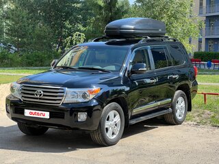 2012 Toyota Land Cruiser 200 Series Рестайлинг 1, чёрный, 3850000 рублей, вид 1