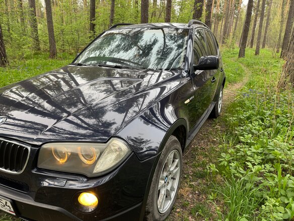 2008 BMW X3 20d I (E83) Рестайлинг, синий, 1050000 рублей - вид 18