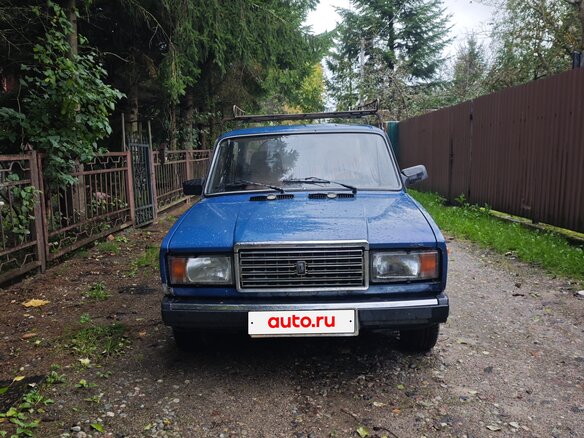 2002 Lada (ВАЗ) 2107, синий - вид 1