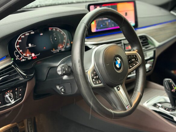 2020 BMW 5 серии 540i xDrive VII (G30/G31/G38) Рестайлинг, синий - вид 26