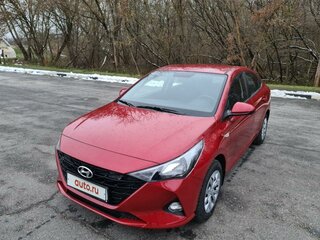 2021 Hyundai Solaris II Рестайлинг, красный, 1650000 рублей, вид 3