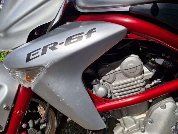 2006 Kawasaki ER-6N, серый, 299000 рублей - вид 10