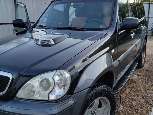 2002 Hyundai Terracan I, чёрный, 950000 рублей - вид 2
