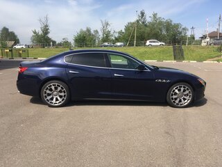 2014 Maserati Quattroporte S Q4 VI, синий, 3350000 рублей, вид 4
