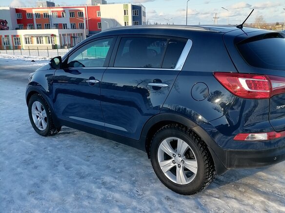 2010 Kia Sportage III, синий - вид 1