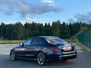 2019 Mercedes-Benz C-Класс AMG 43 AMG IV (W205) Рестайлинг, синий, 3350000 рублей, вид 2