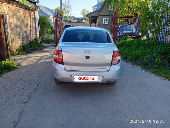 2016 Lada (ВАЗ) Granta I, серый, 370000 рублей - вид 2