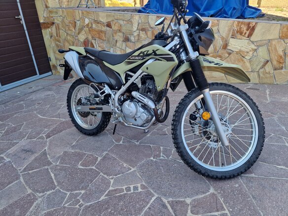 2021 Kawasaki KLX 230, зелёный, 550000 рублей - вид 4
