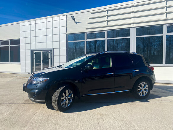 2012 Nissan Murano II (Z51) Рестайлинг 2, чёрный - вид 2