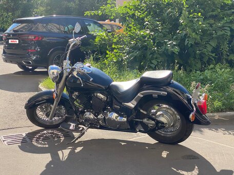 2002 Yamaha XVS400 Drag Star, чёрный, 350000 рублей, вид 3