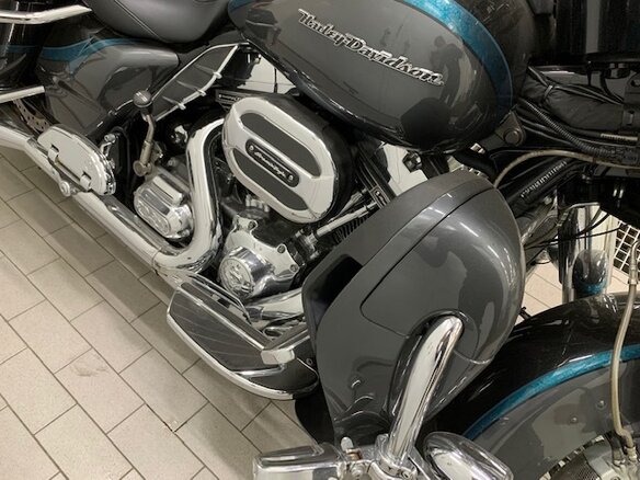 2015 Harley-Davidson Electra Glide, синий - вид 5
