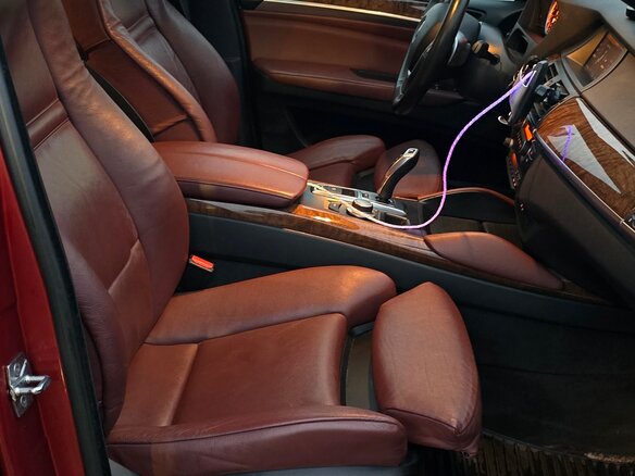 2008 BMW X6 35i 6-speed I (E71), пурпурный, 1525000 рублей - вид 11