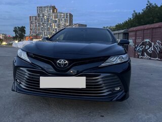 2019 Toyota Camry VIII (XV70), синий, 2550000 рублей, вид 2